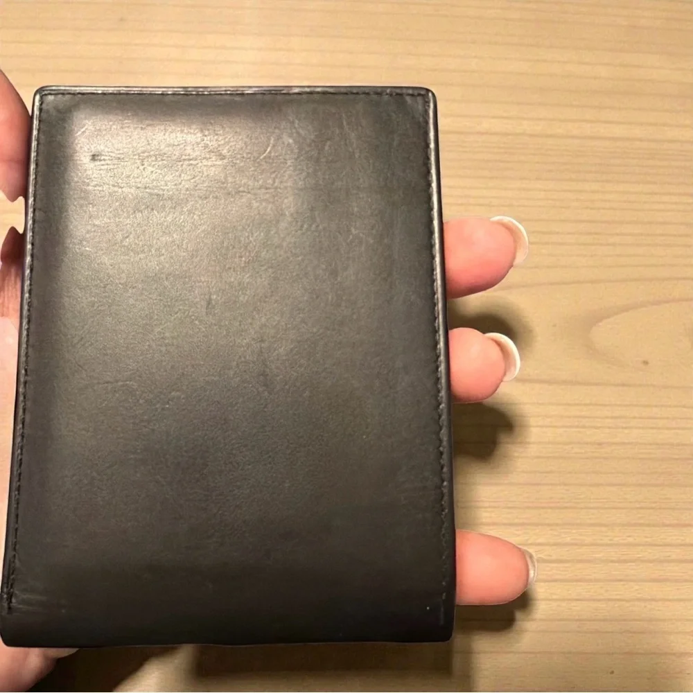 Hillman’s Black Top-Grain Leather Men’s Wallet New Unused Bifold Classic Style